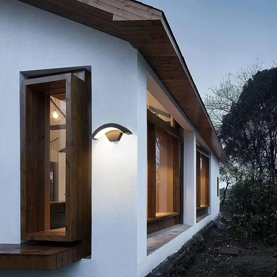 Alessandro Design Harera aplica exterior 12W neagra