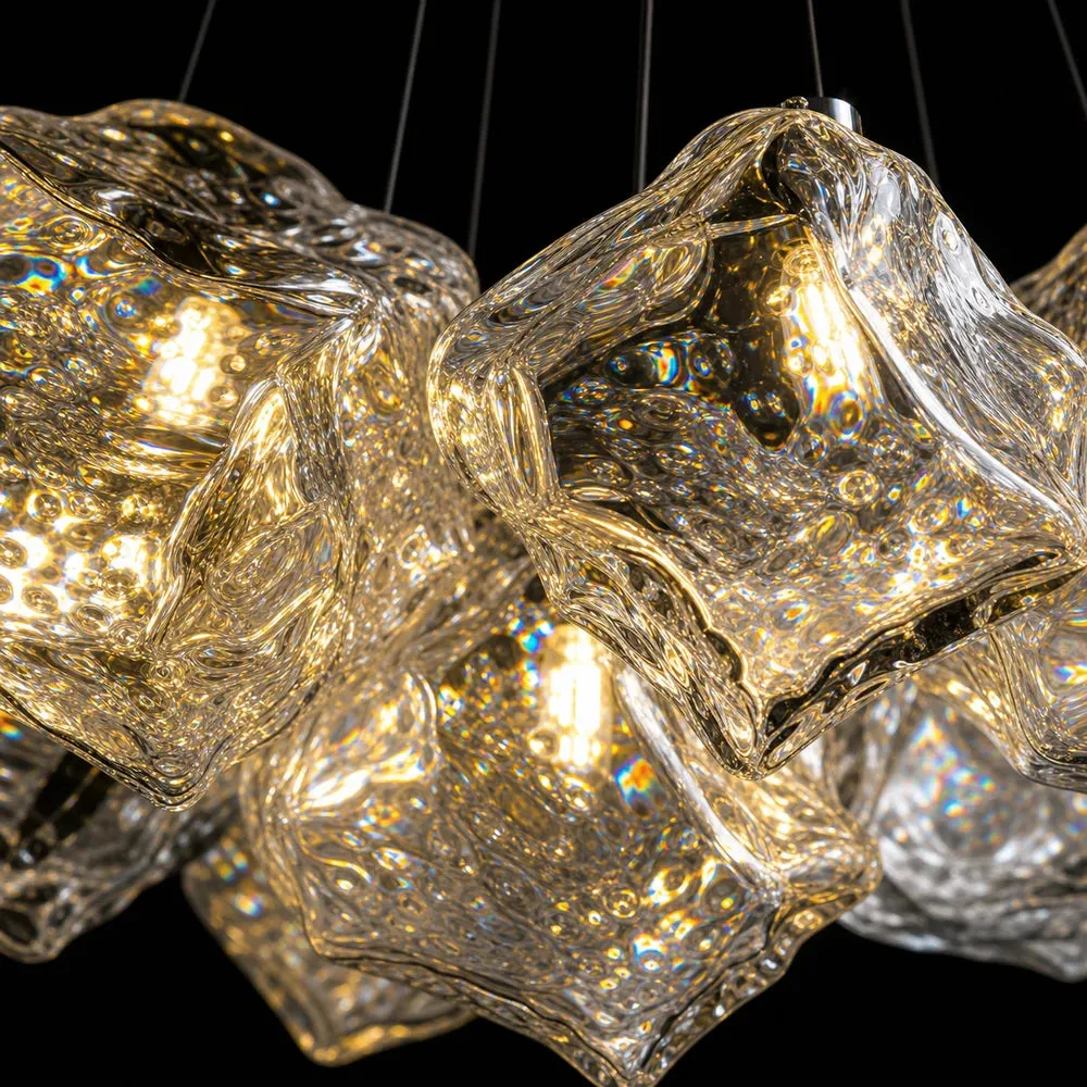 Alessandro Design Ecoluce Modern lustra glob 7xE27 crom