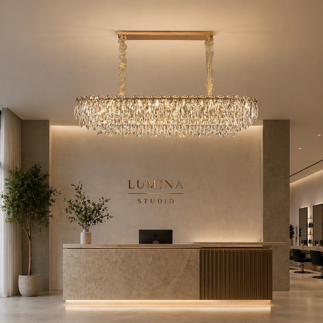 Alessandro Design Orion candelabru cristal 19xE14 auriu