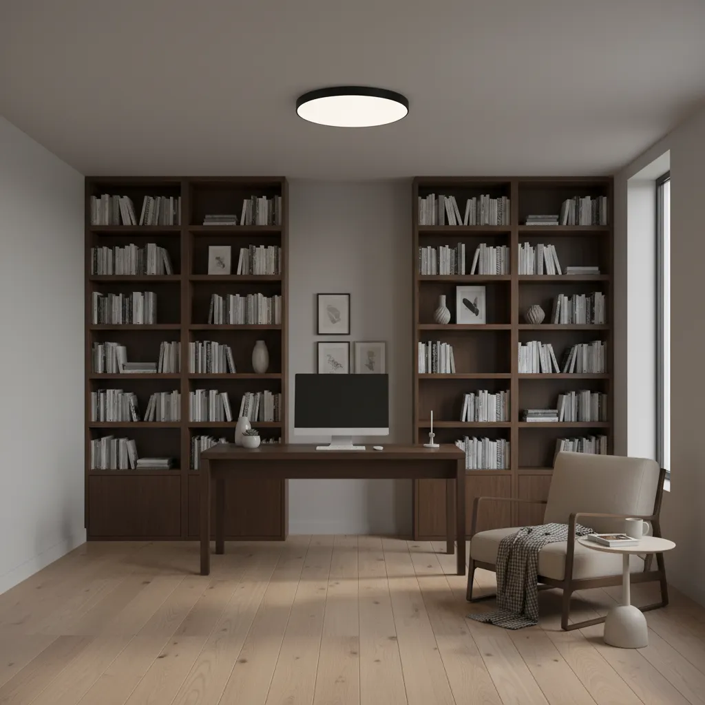 Alessandro Design SOLIS plafoniera LED neagra 47cm 70W