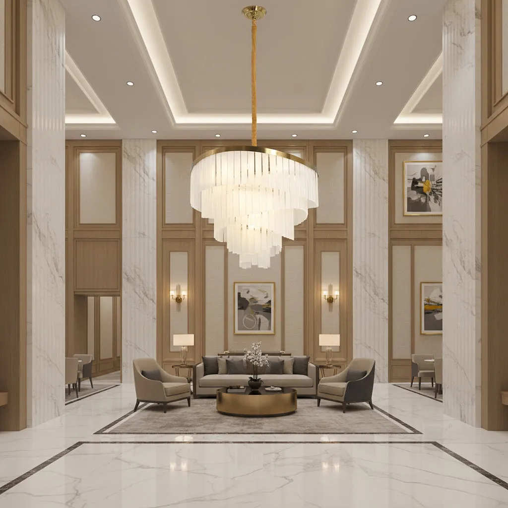 Alessandro Design MUNTEAN Regalis candelabru cristal auriu 80cm