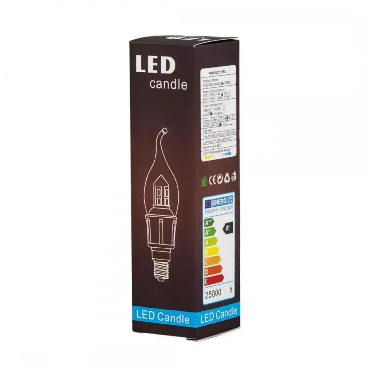 Alessandro Design bec LED E14 lumanare 12W lumina calda 6000K