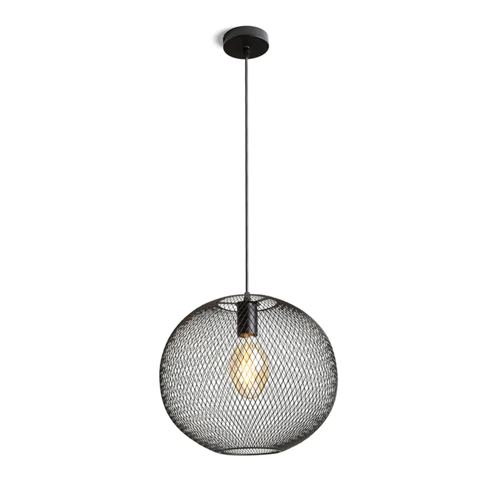Rendl Cosir 34 pendul decorativ negru plasă E27