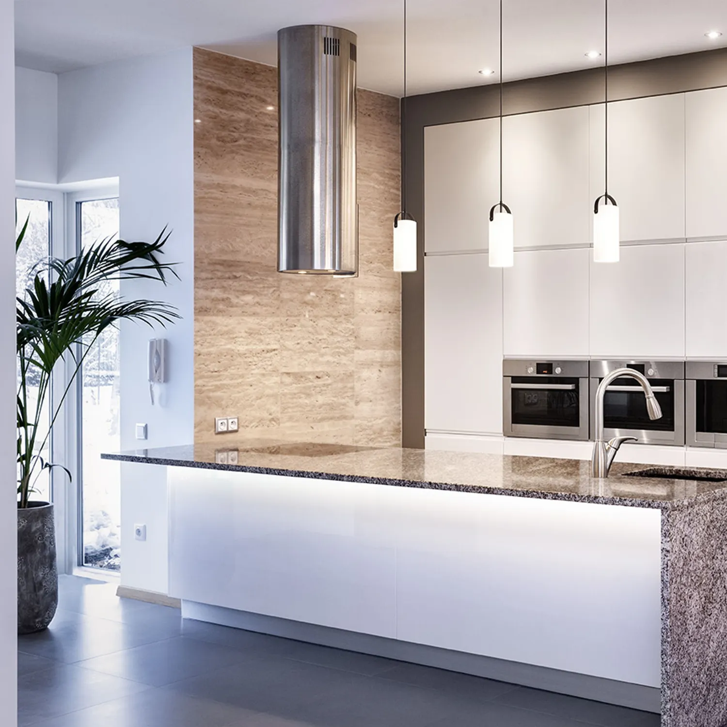 Rendl Julietta 31 pendul sticla opal negru textil