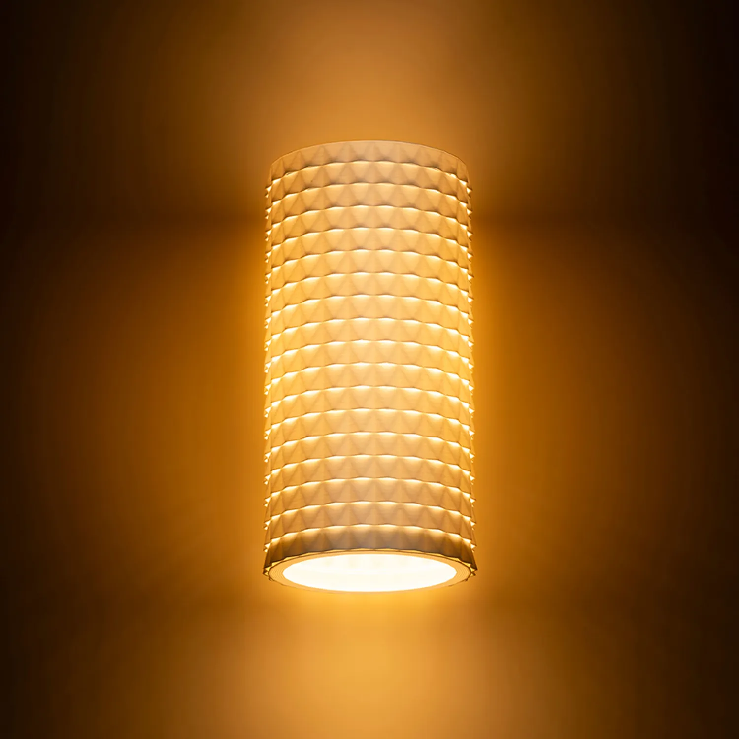 Rendl Glans RB2 165 aplica perete alba PLA
