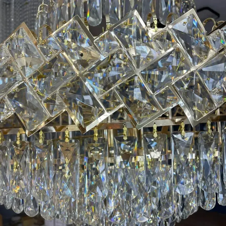 Alessandro Design Junnut candelabru cristal 21xE27 auriu metal