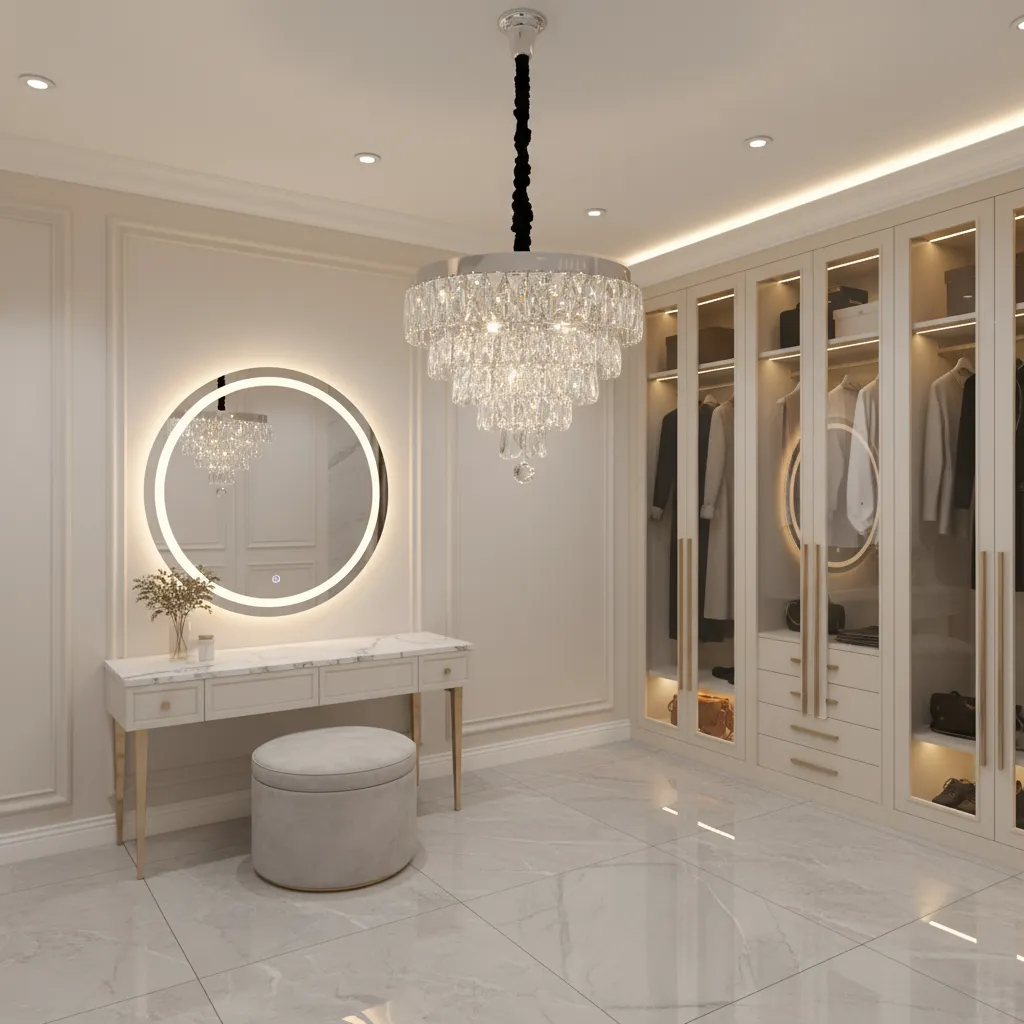 Alessandro Design Rigo Petito Lustra LED Cristal Crom 30cm