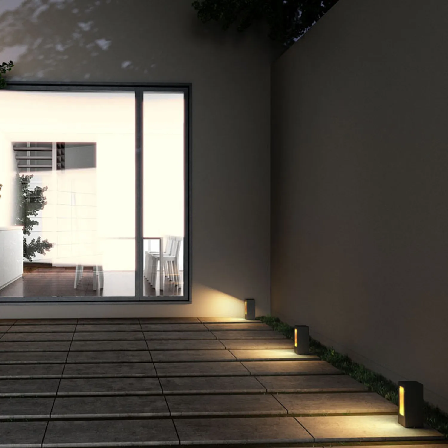 Rendl Treeza LED 25 stalp exterior antracit