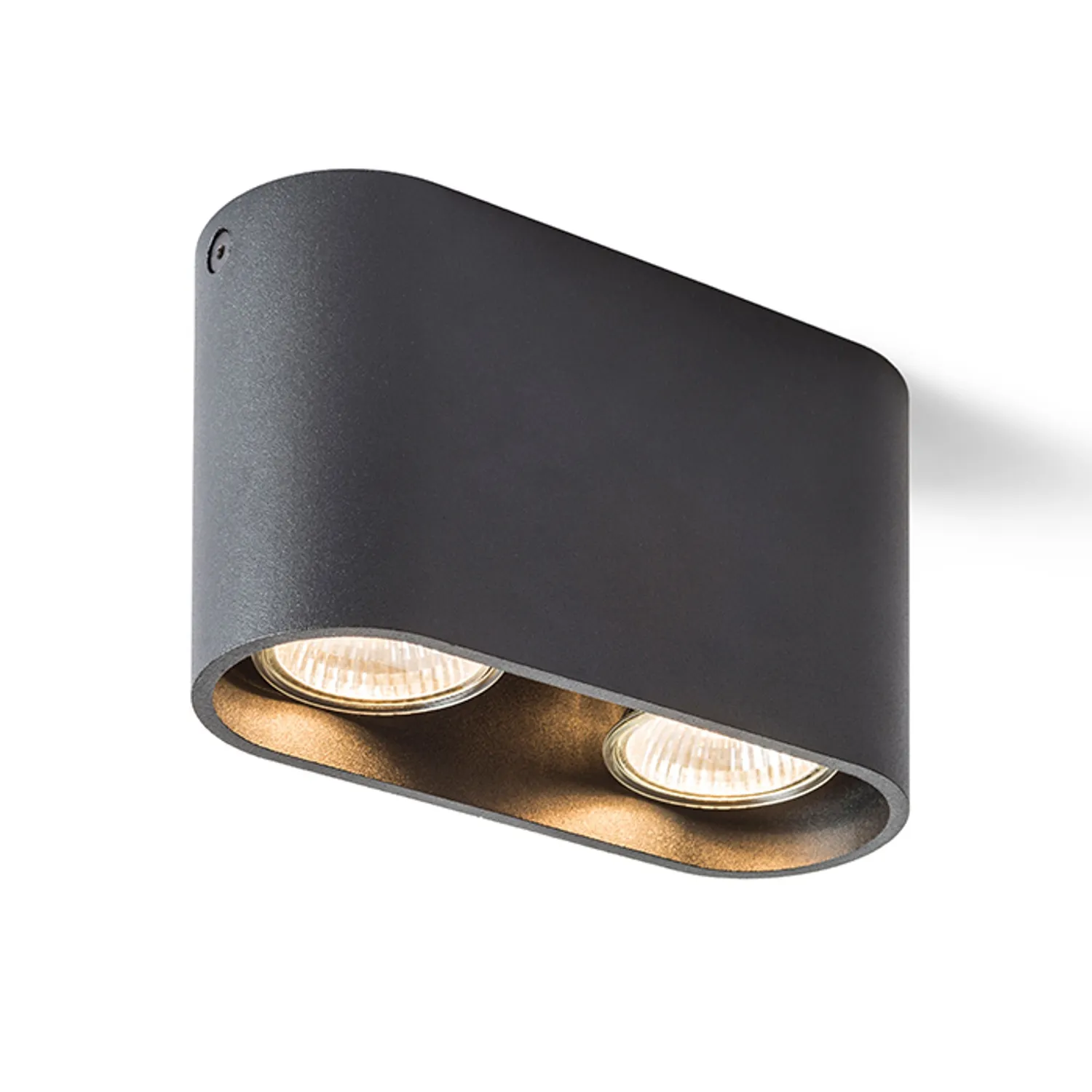 Rendl Mantova II spot GU10 negru mat