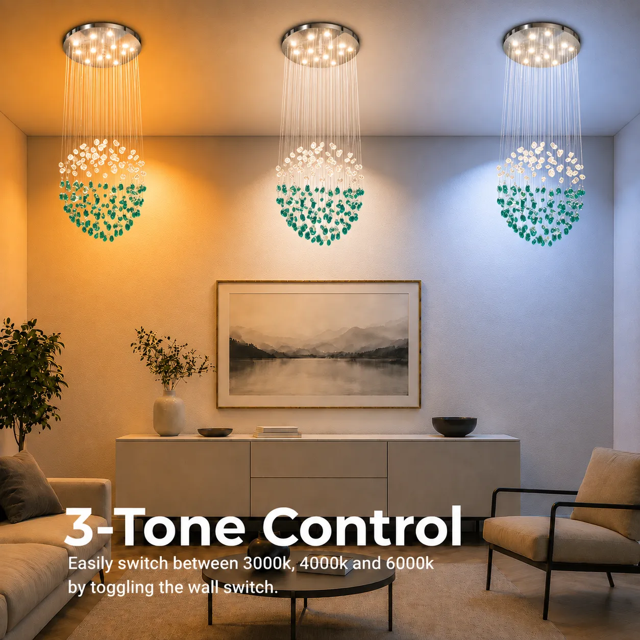 Alessandro Design OSKEMEN Magno candelabru LED verde 56W
