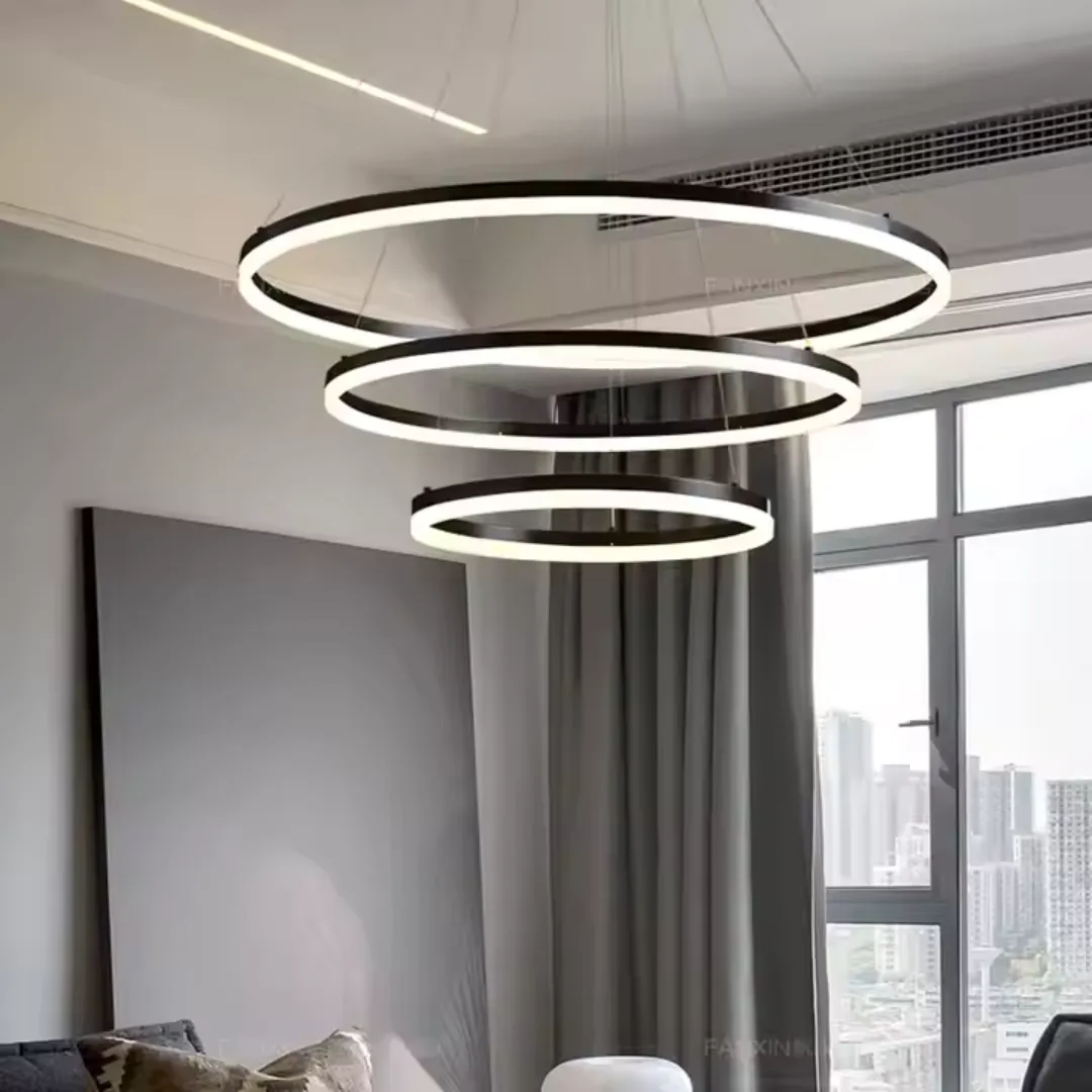 Alessandro Design PAGANO lustra LED 95W neagra 49cm