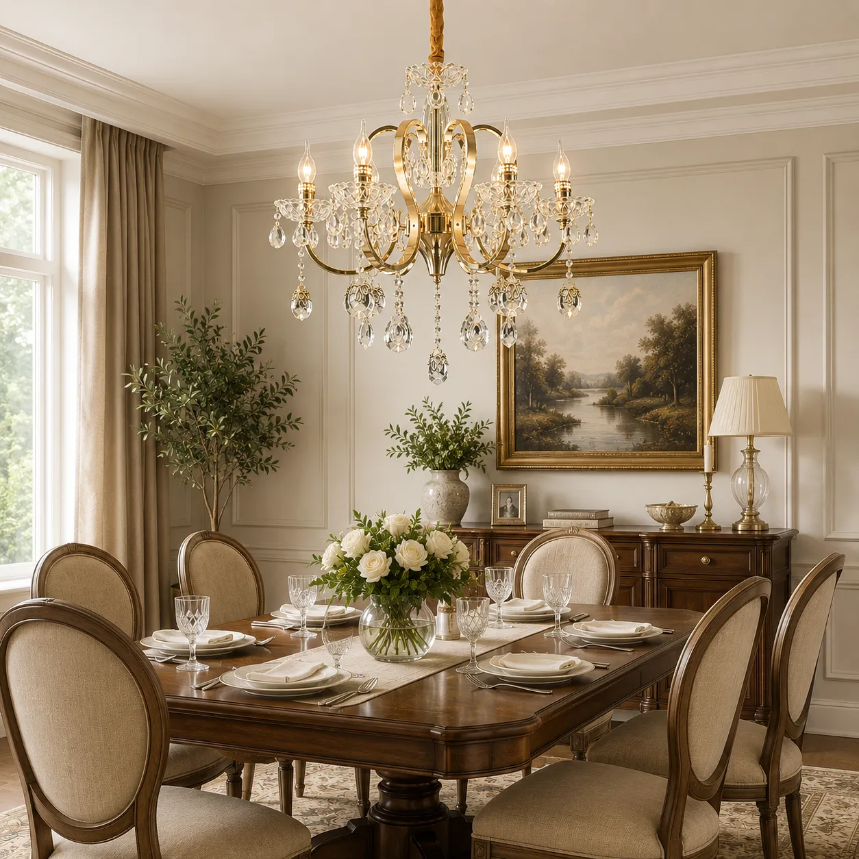 Alessandro Design PSE Magno candelabru cristal auriu E14