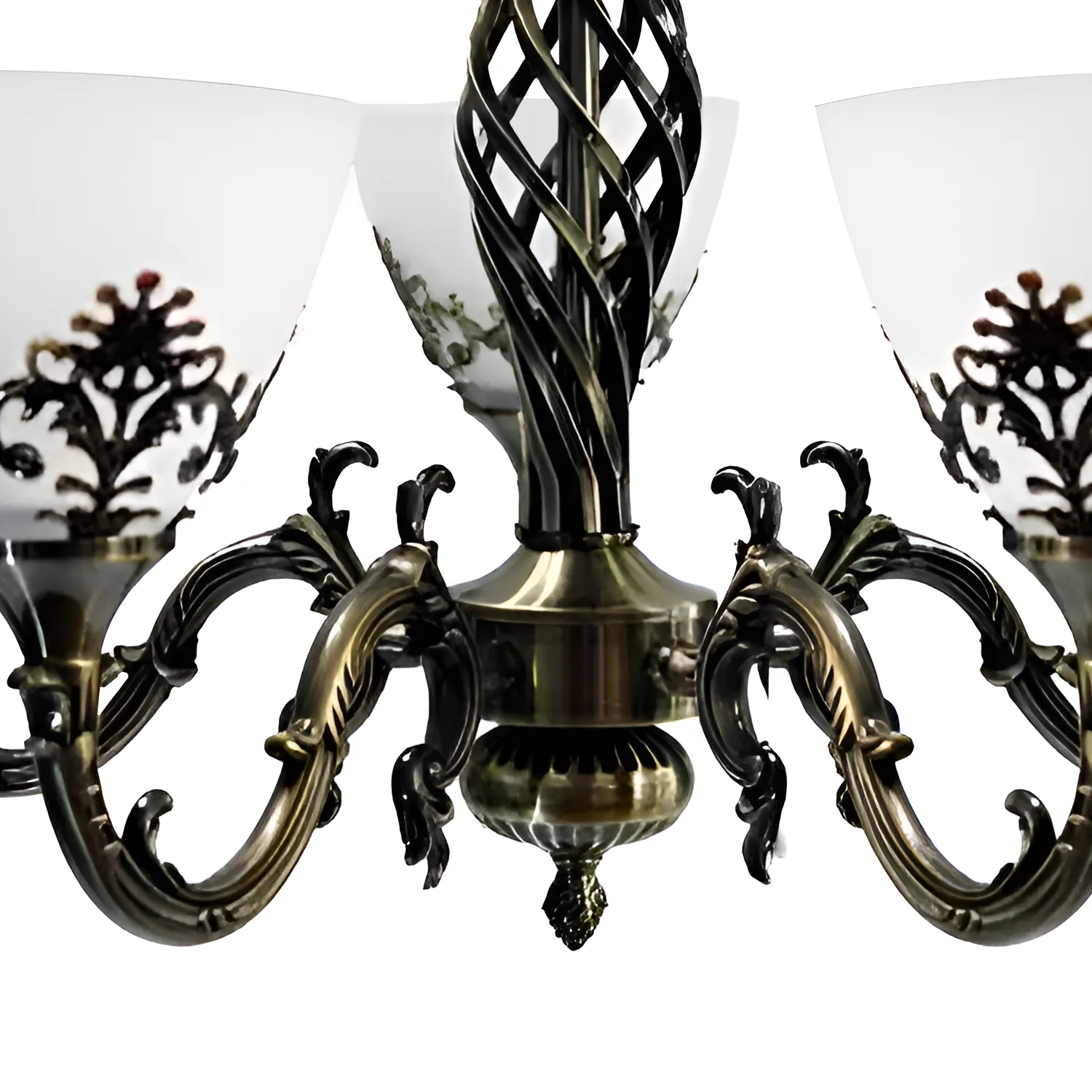 Alessandro Design COTTAGE candelabru 5xE27 bronz antic