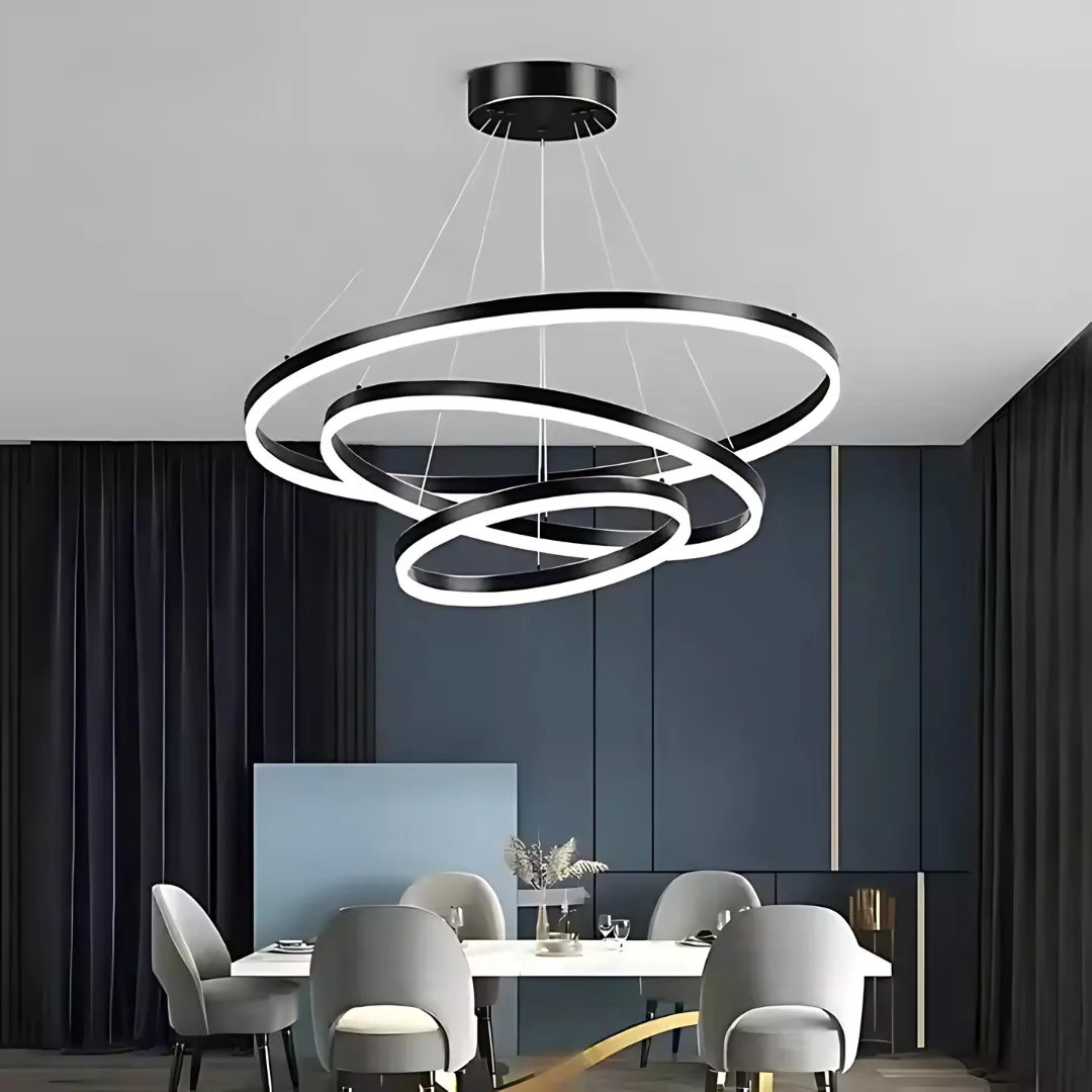 Alessandro Design PAGANO lustra LED 95W neagra 49cm