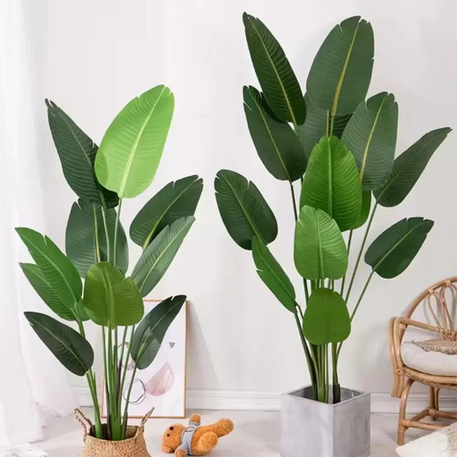Alessandro Design Strelitzia Nicolai planta artificiala 180cm 16 frunze