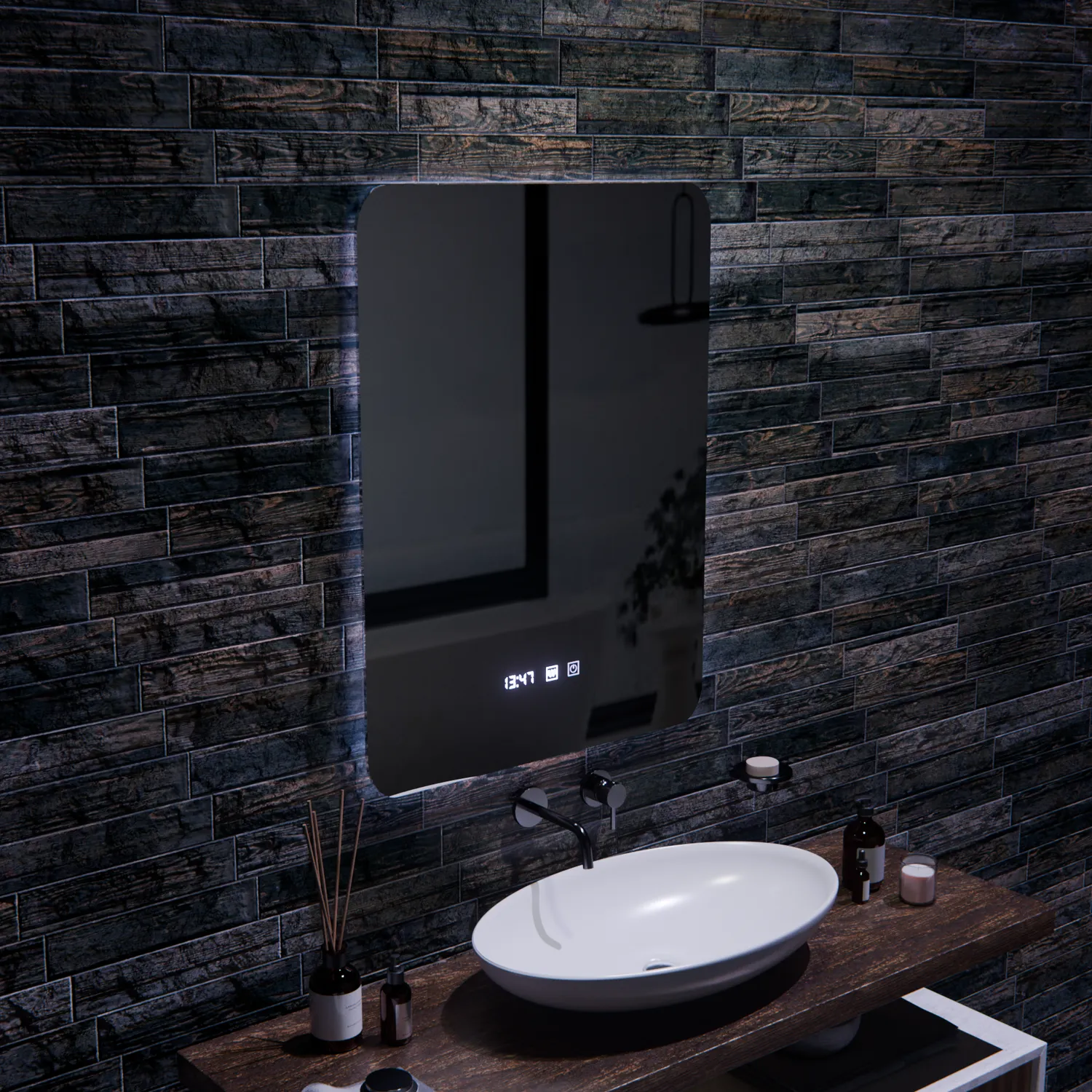 Alessandro Design ARTAR Touch oglinda LED 60x80cm cu dezaburire