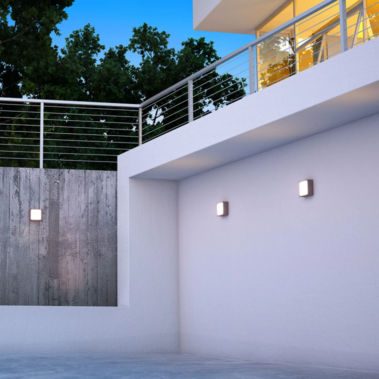 Rendl Light Studio Bono lampa exterior LED antracit