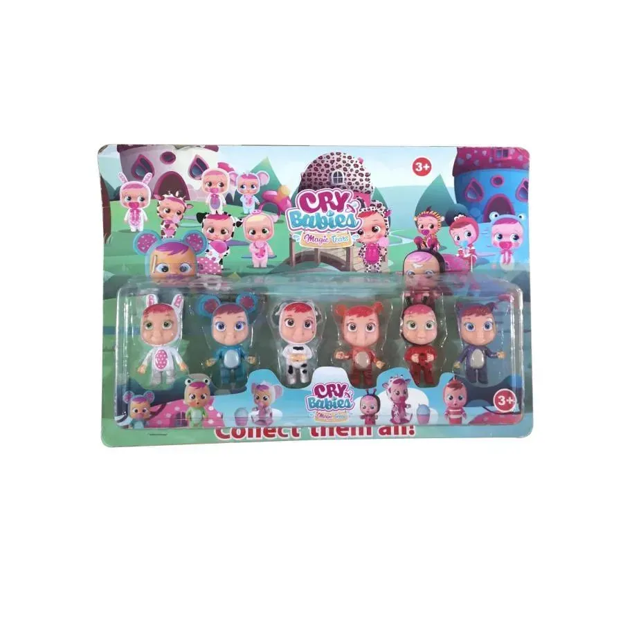 Alessandro Design set jucarii 6 bebelusi animale multicolor