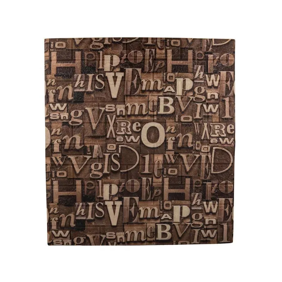 Alessandro Design 80x70cm tapet 3D autoadeziv maro set 10 buc