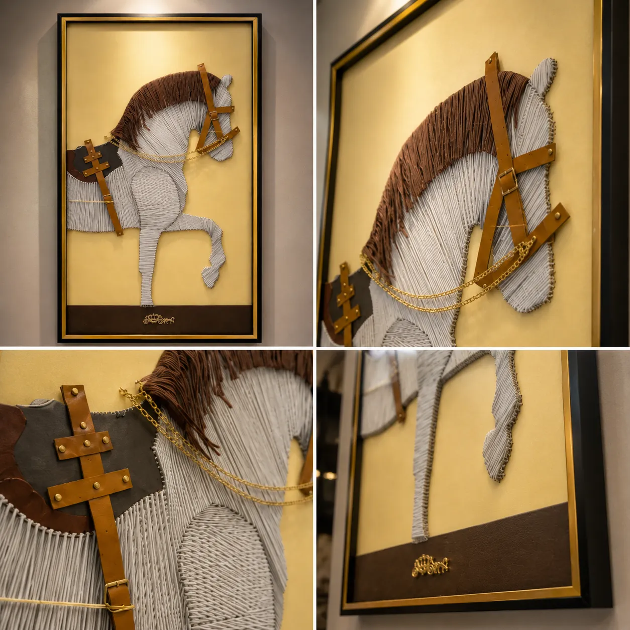 Alessandro Design Noble Horse tablou decorativ 80x160cm
