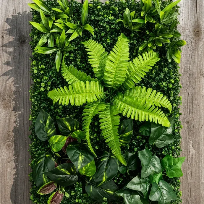 Alessandro Design panou gard viu artificial 40x60 cm verde mix