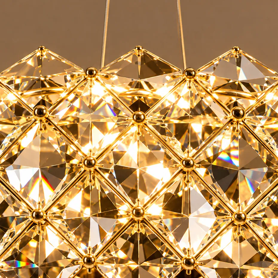 Alessandro Design Kalto Eleganza candelabru cristal crom 106W