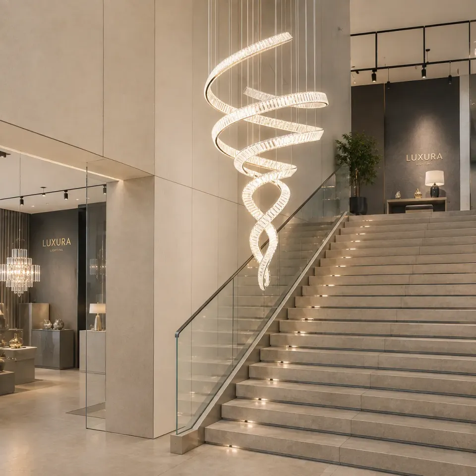 Alessandro Design Iron Man candelabru LED 60cm crom