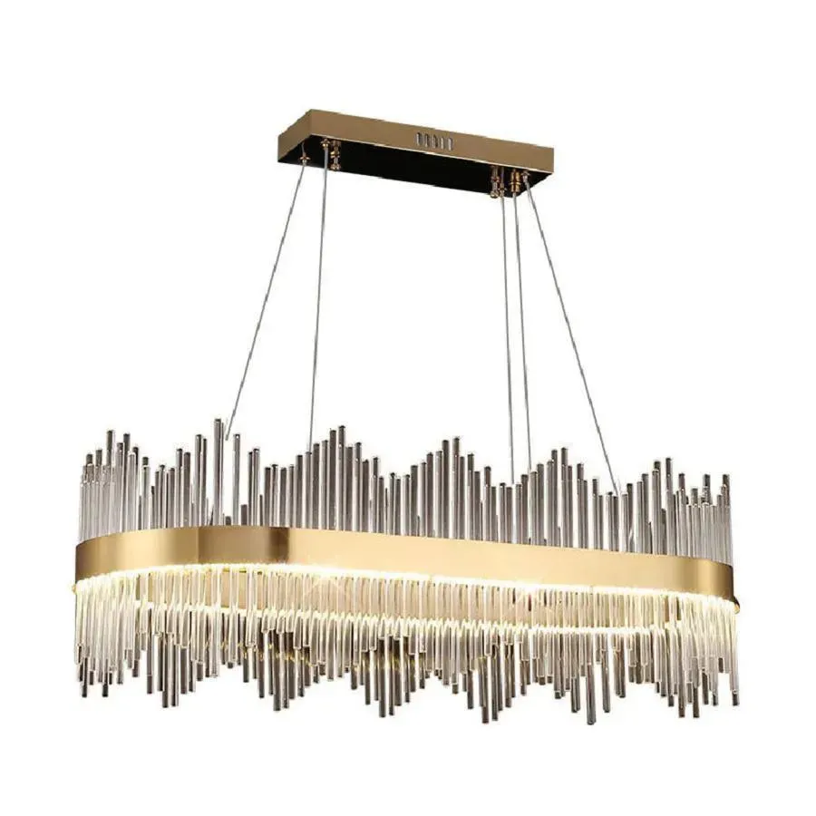 Alessandro Design Simone 105W lustra LED liniara aurie