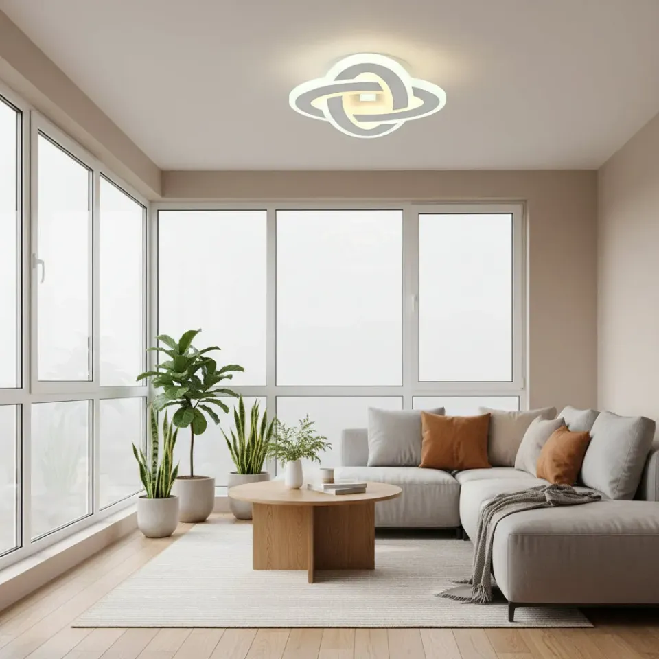 Alessandro Design Crinella 45W lustra LED alba 23 cm