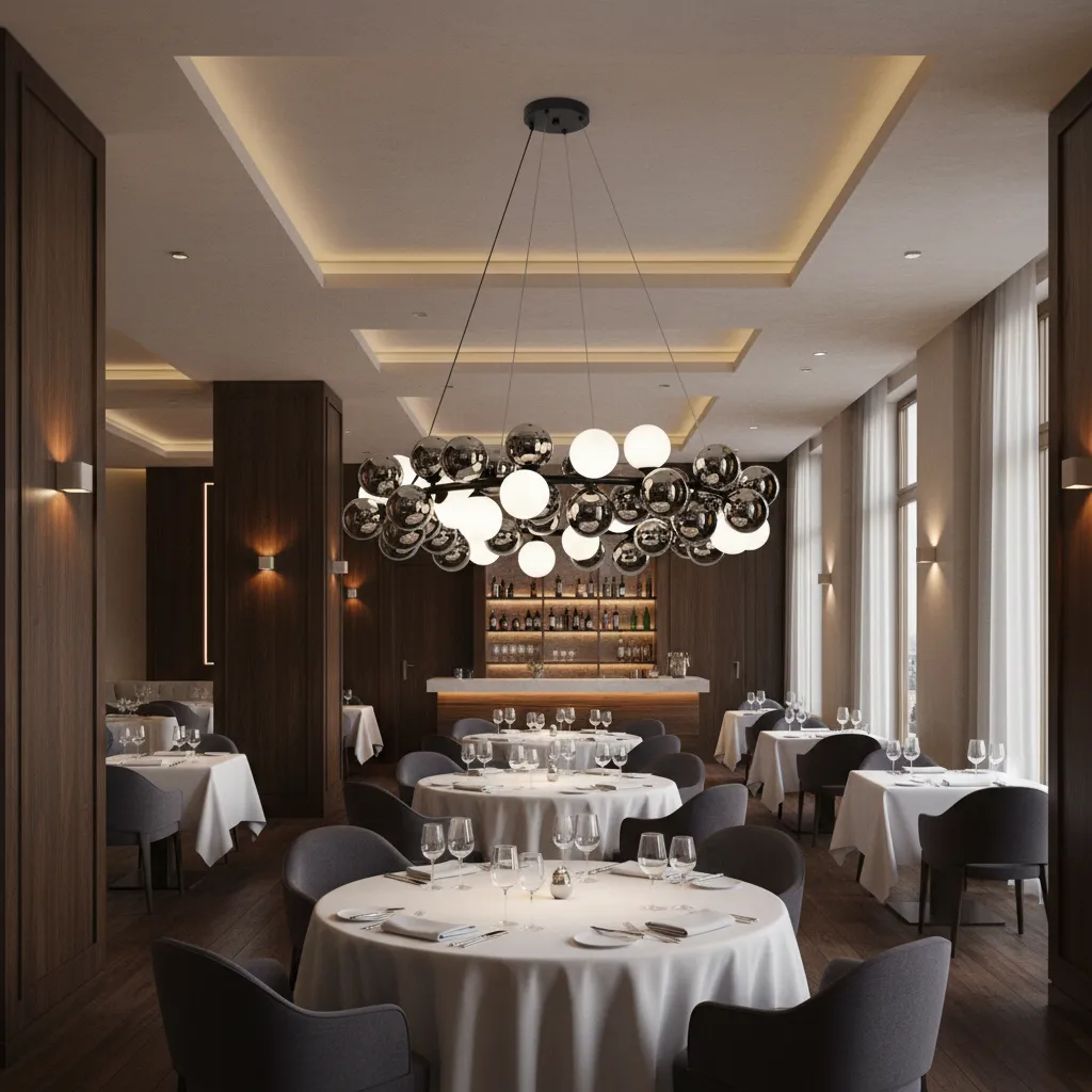Mussel Supremo D100cm candelabru suspendat crom 20xG9