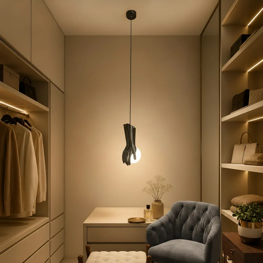 Alessandro Design RUKI lustră sticlă neagră G9