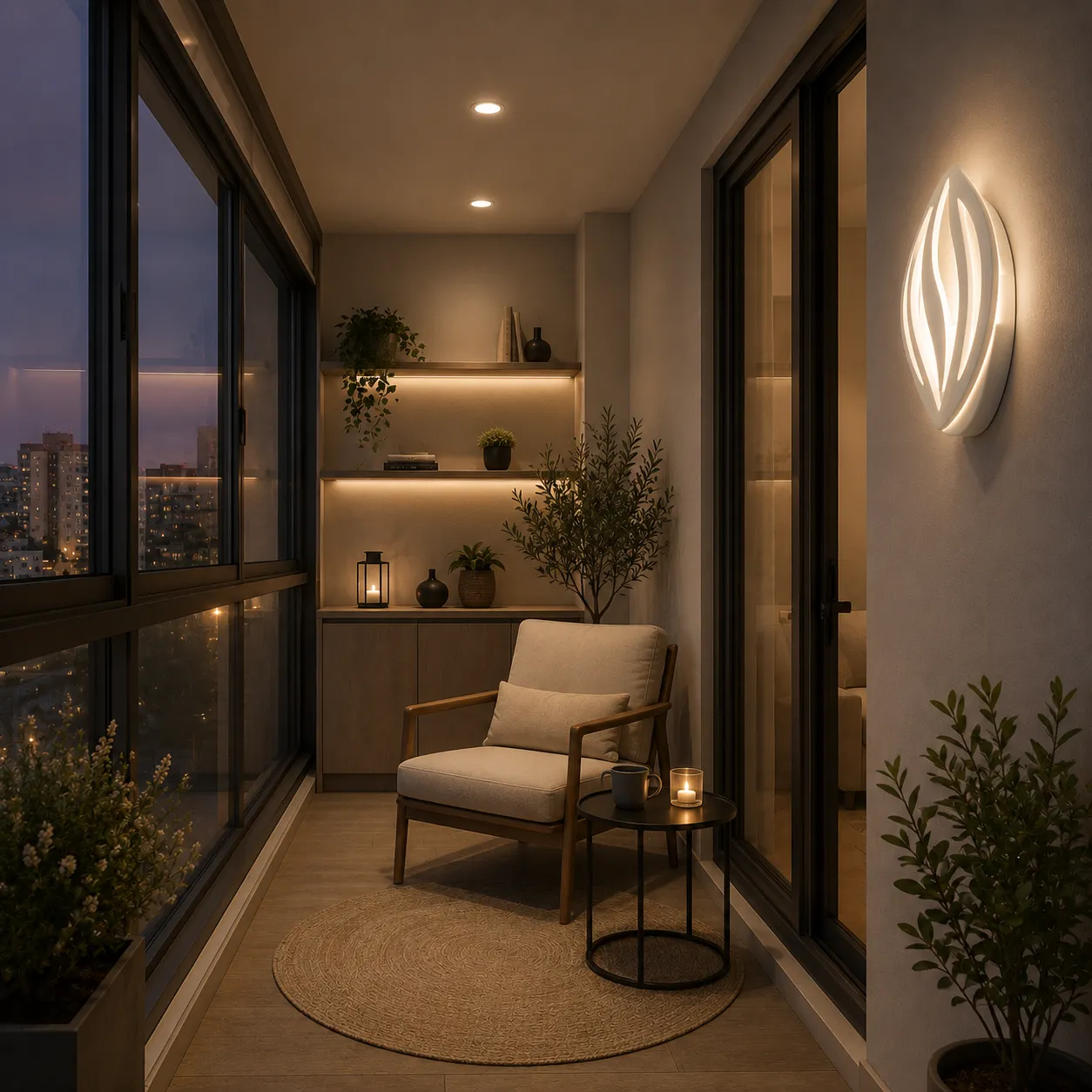 Alessandro Design Orchid aplica LED 15W alba 1483lm