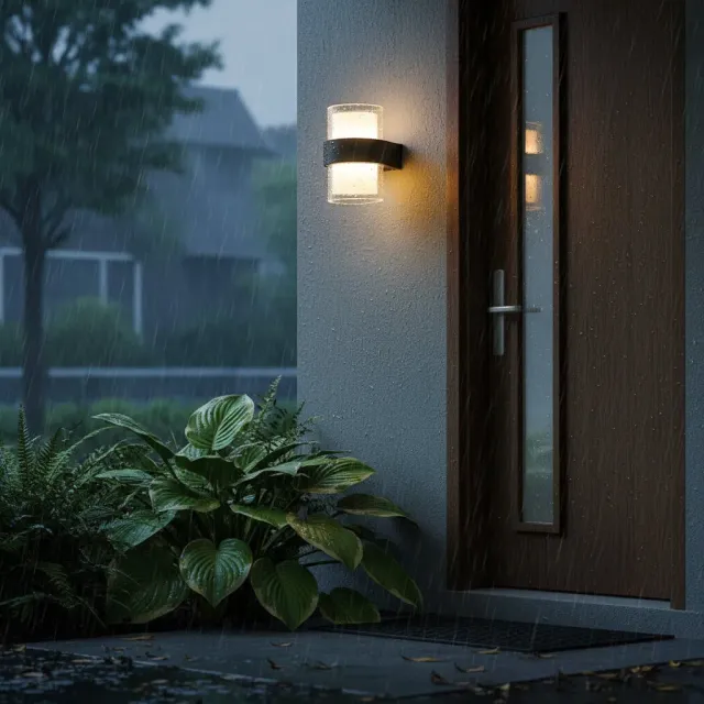 Alessandro Design MIRA aplica exterior LED 9W neagra 2 surse