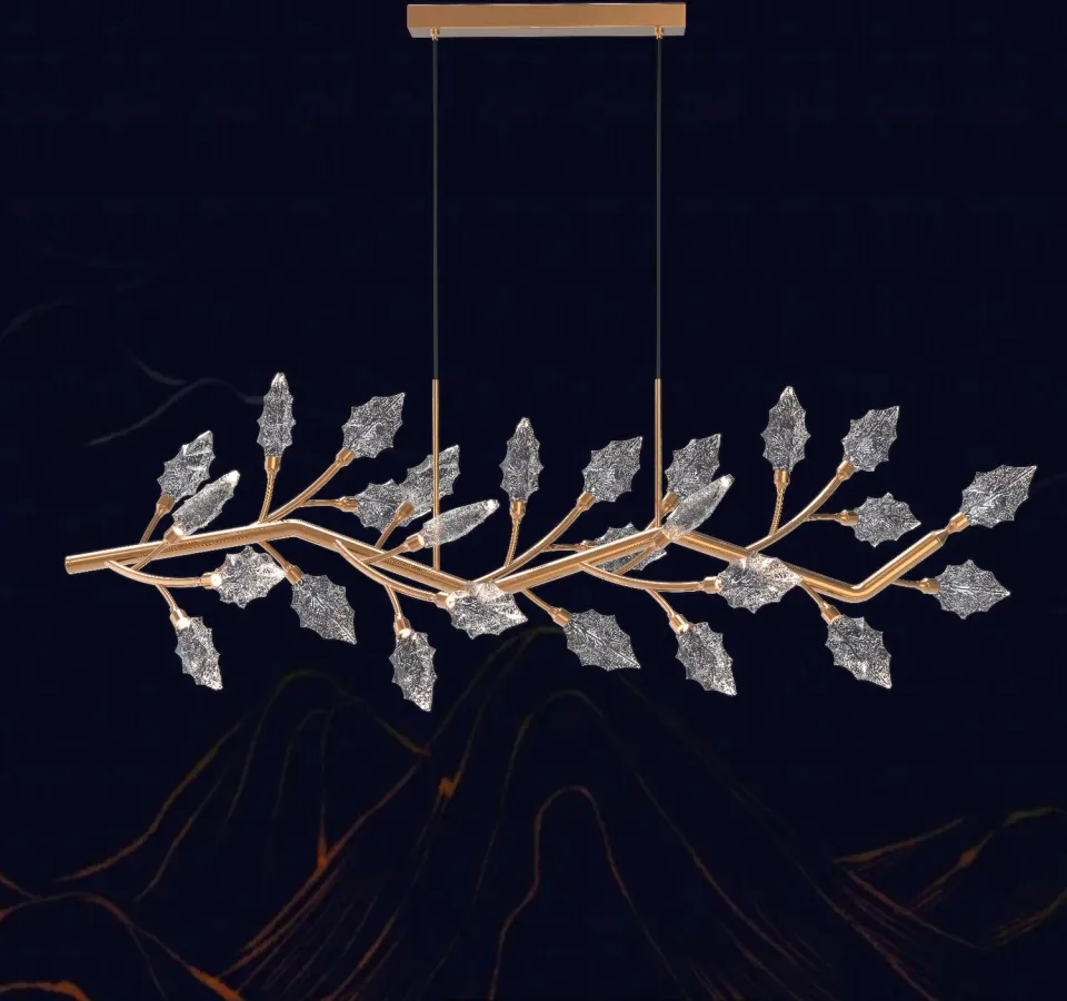 Alessandro Design Toccata Longo candelabru LED 21W auriu