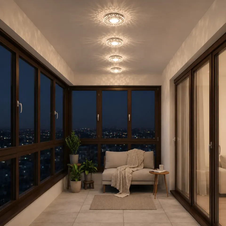 Spot LED Alessandro Design Orbita 5W rotund bronz antic lumina rece calda