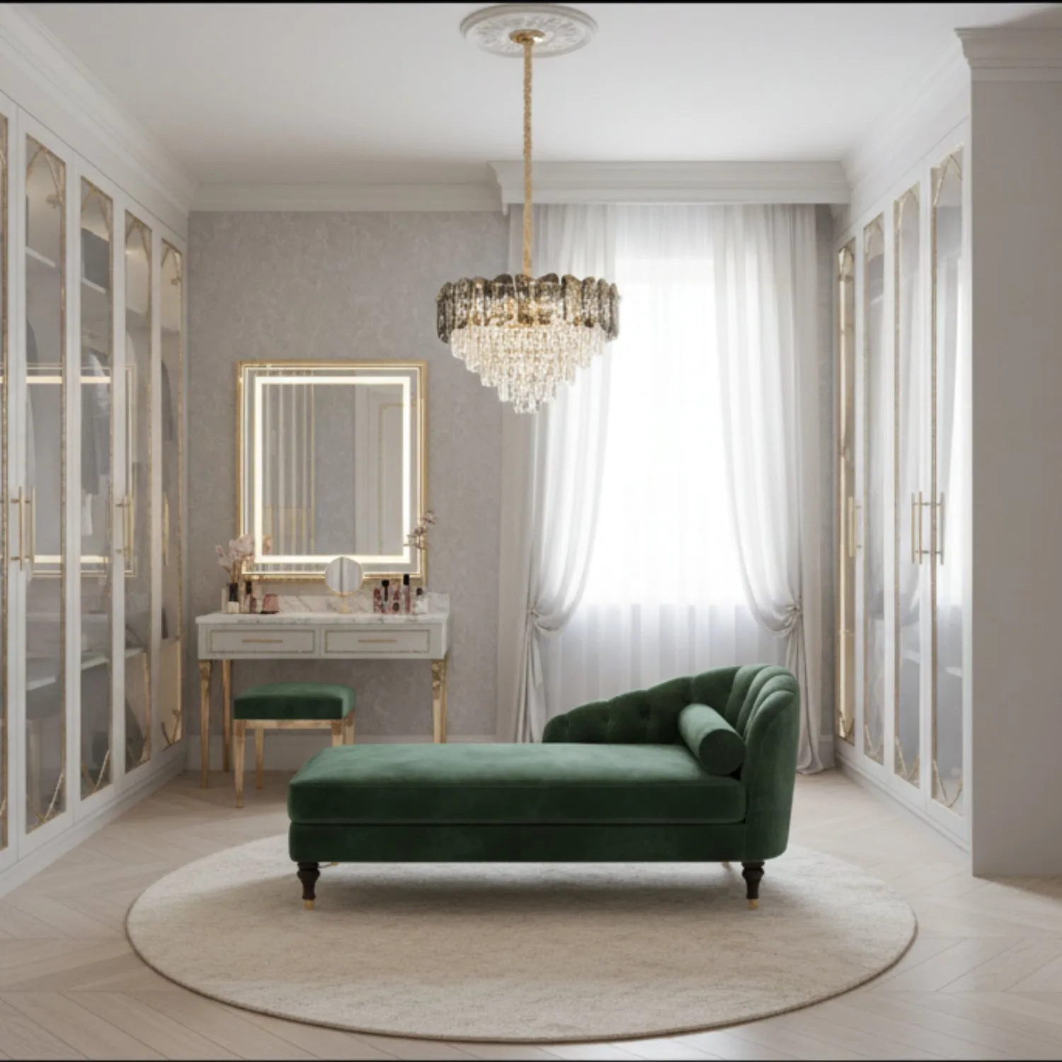 Alessandro Design Aurum Petito candelabru auriu 3xE14 30cm