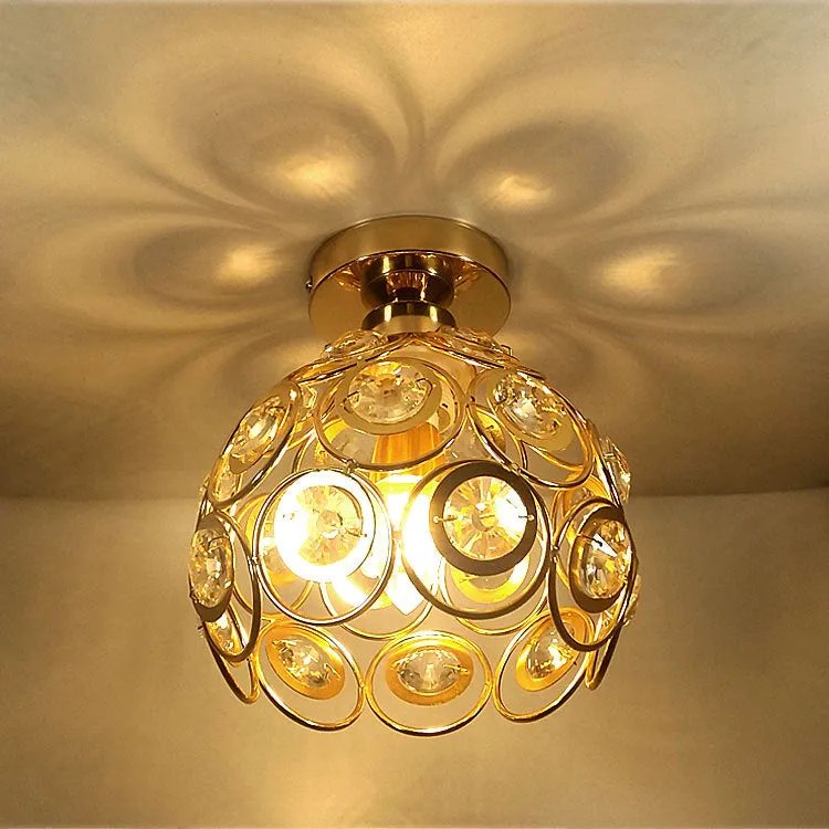 Alessandro Design Vera lustra 1xE27 aurie cristal