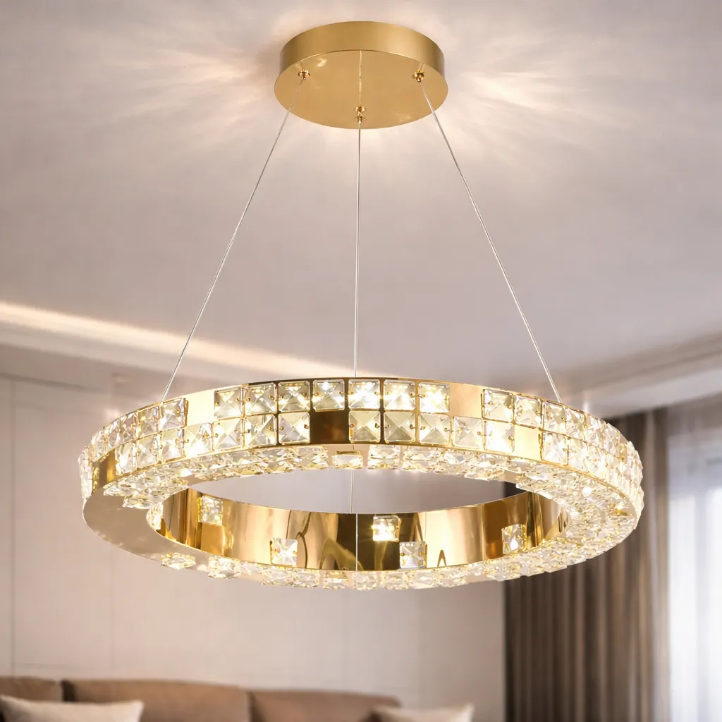 Alessandro Design LLC135/1GD lustră LED 29W aurie dimabilă