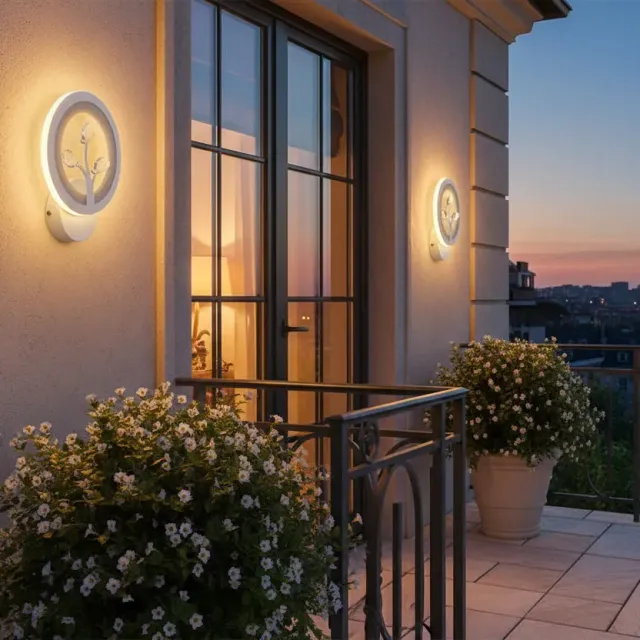 Alessandro Design Daisy aplica LED 14W alba cristal 3 culori