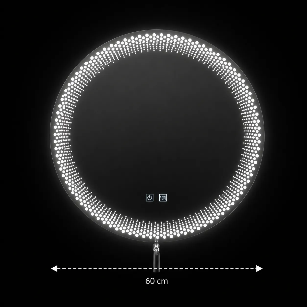 Alessandro Design Nexos 60cm oglinda LED baie cu dezaburire