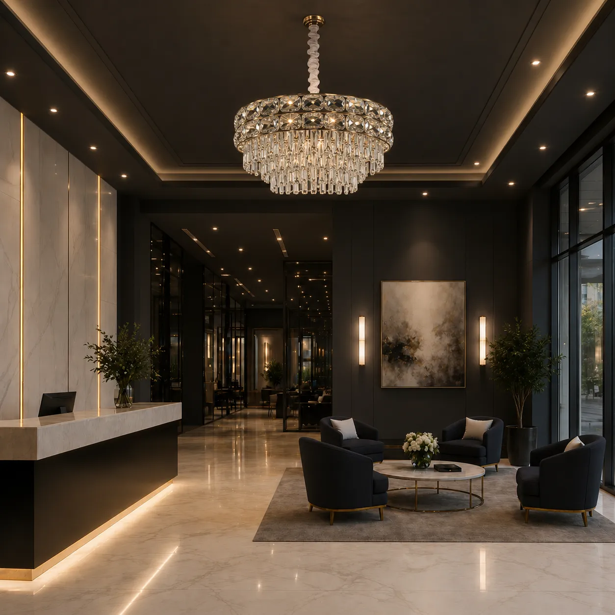 Alessandro Design LUCENT Magno candelabru cristal 12xE14 auriu