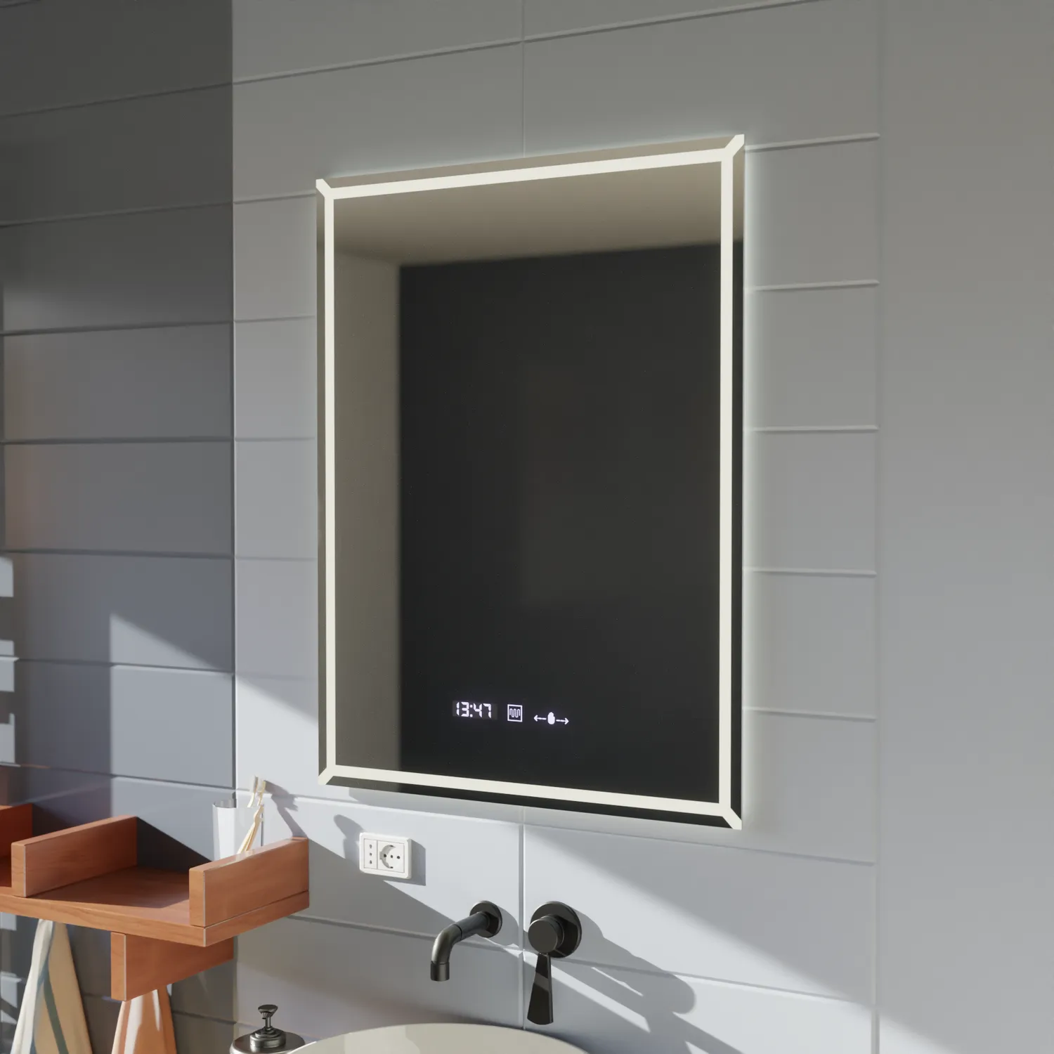 Alessandro Design Marcello VillayTouch oglinda LED 60x80cm antiaburire