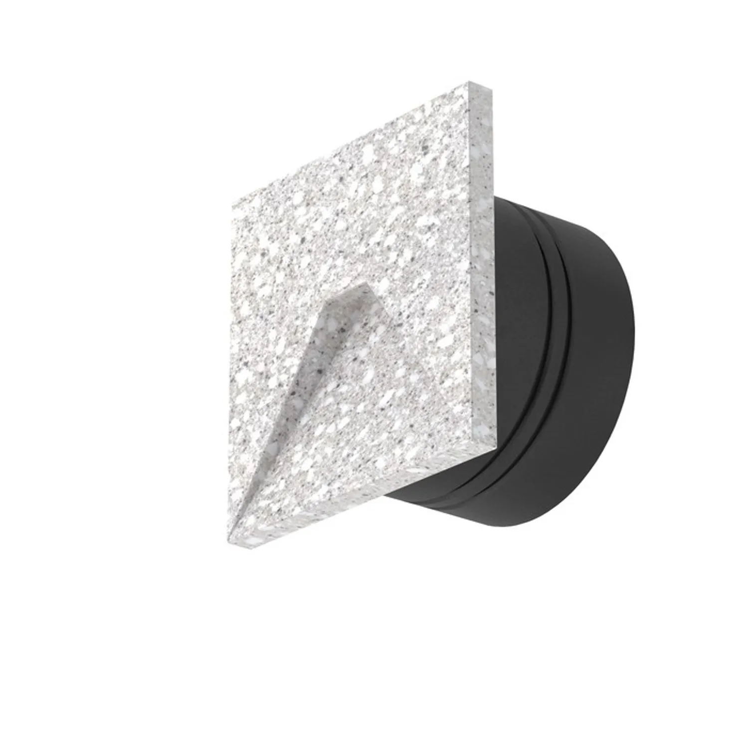 Rendl Crispi aplica incastrata neagra LED beton