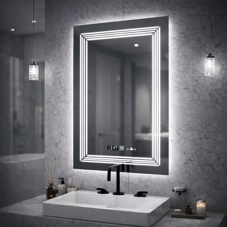 Alessandro Design Venezia Marcello oglinda LED 60x80 cm dezaburire