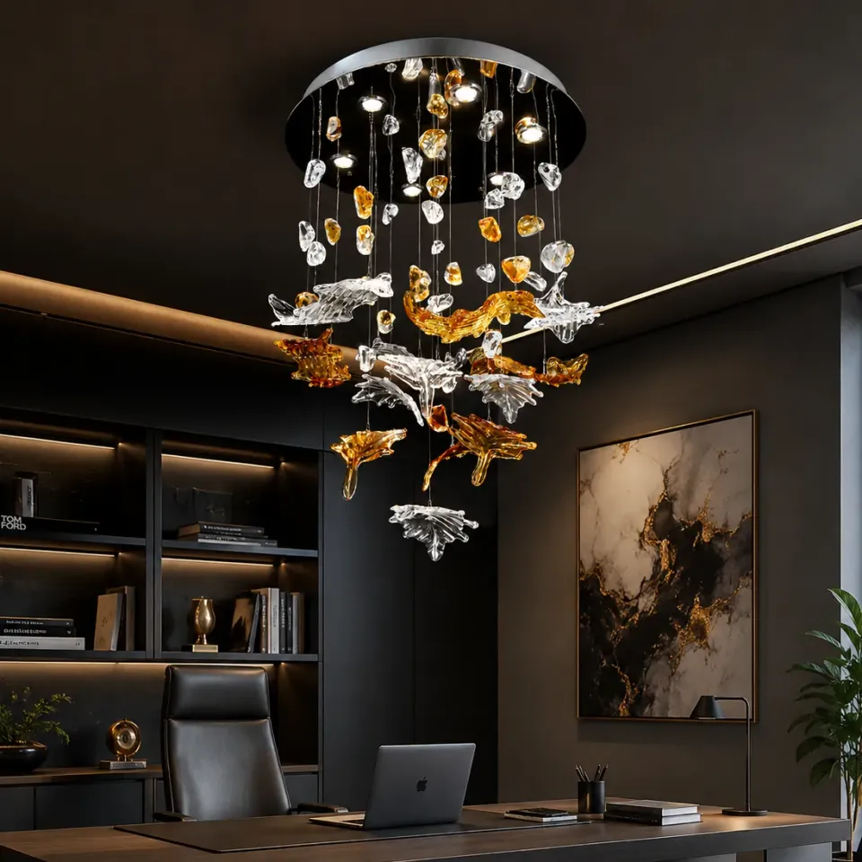 Alessandro Design ESIK Elegance candelabru LED auriu 42W