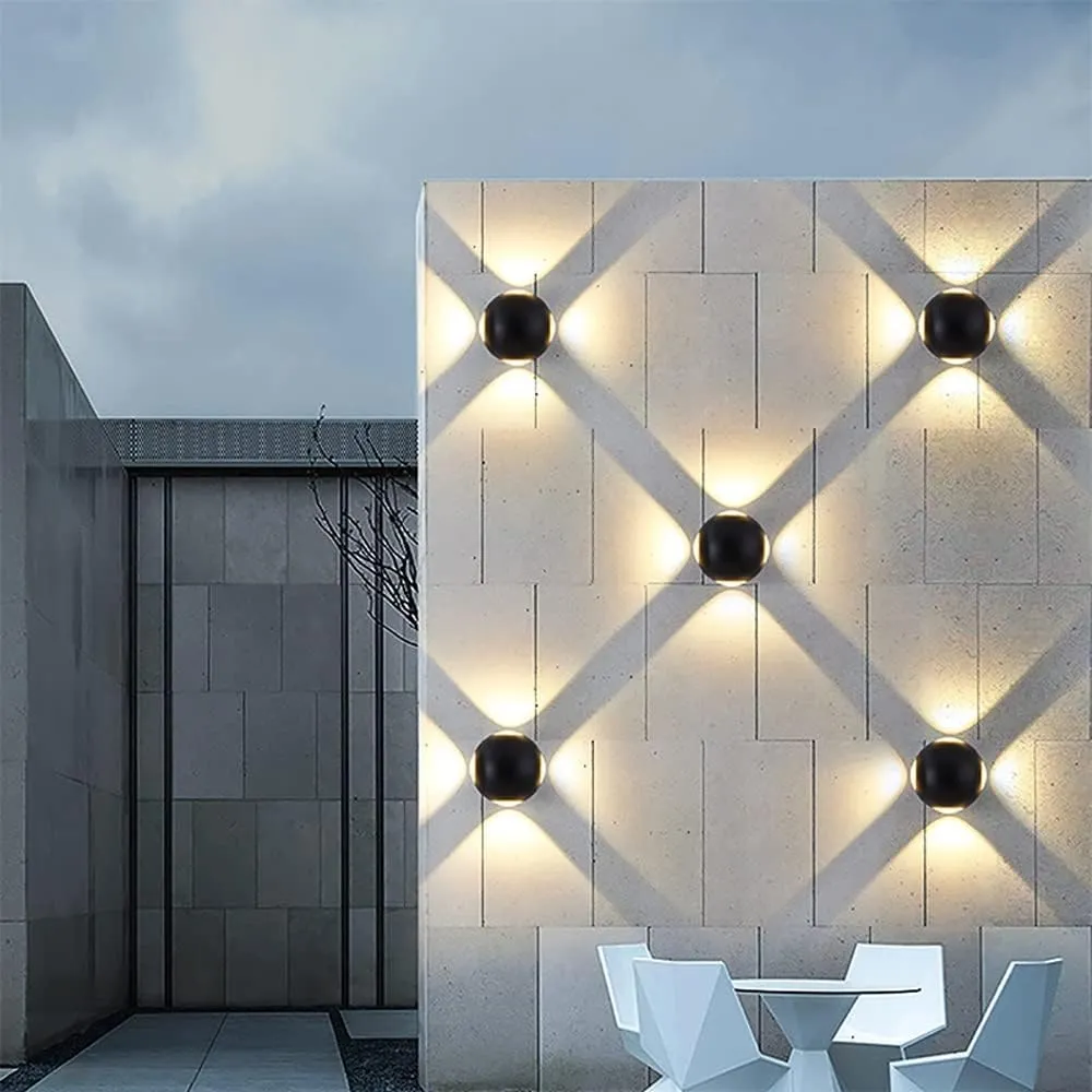 Alessandro Design AX240 Aplica LED Exterior Neagra 3000K