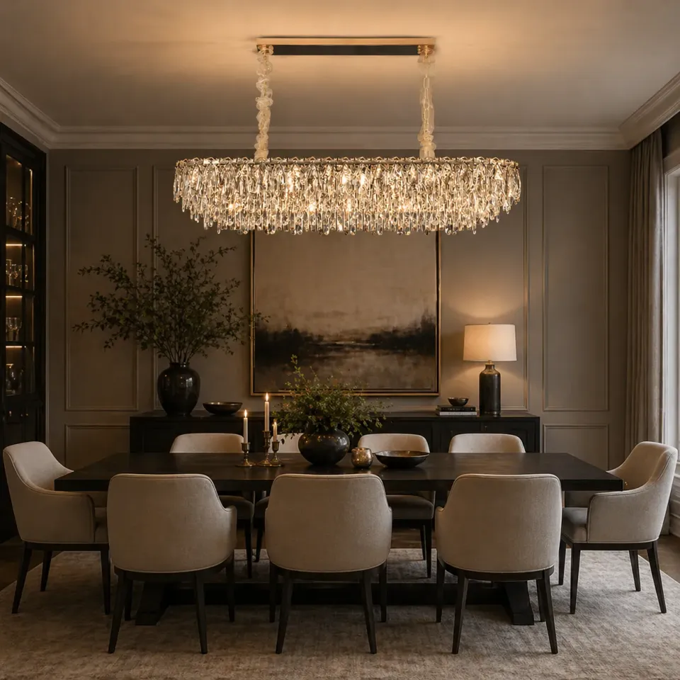 Alessandro Design Orion candelabru cristal 19xE14 auriu