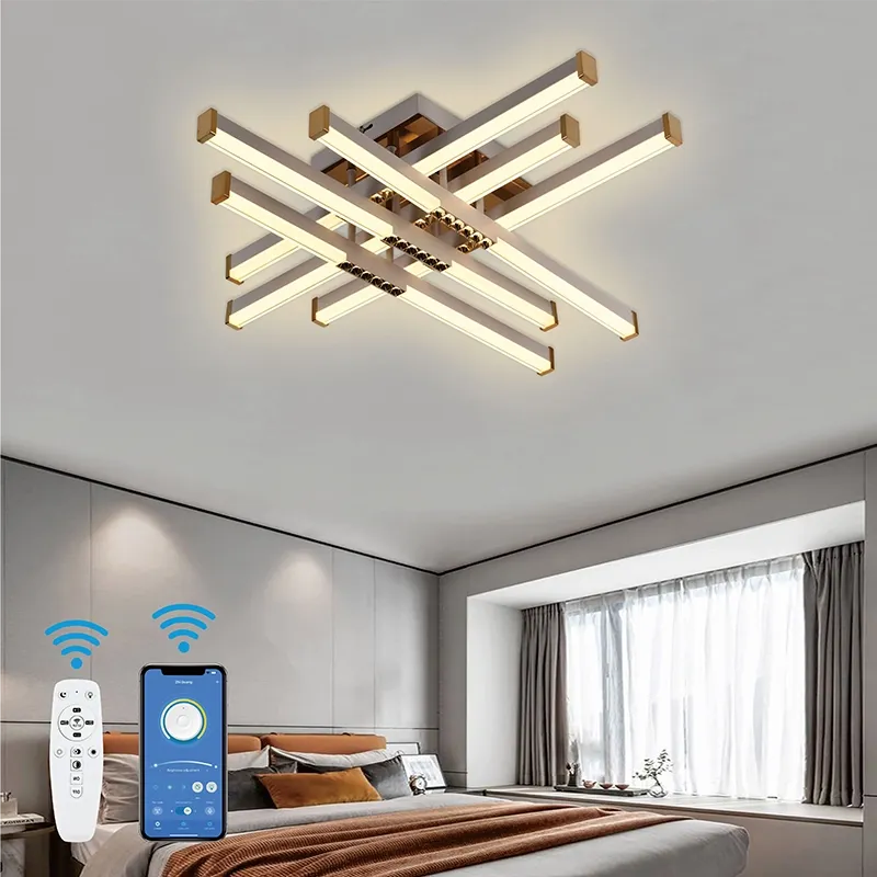 Alessandro Design Axial 83W lustra LED alba 6 brate