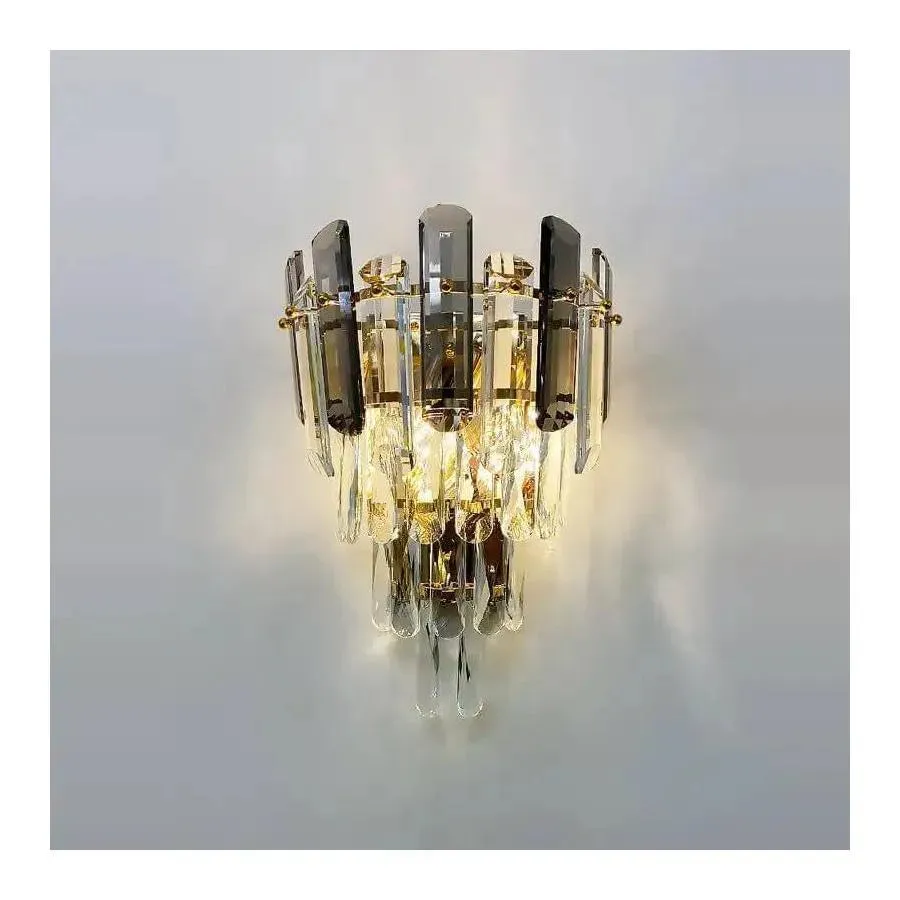 Alessandro Design Mayra aplica perete 2xE14 auriu cristal
