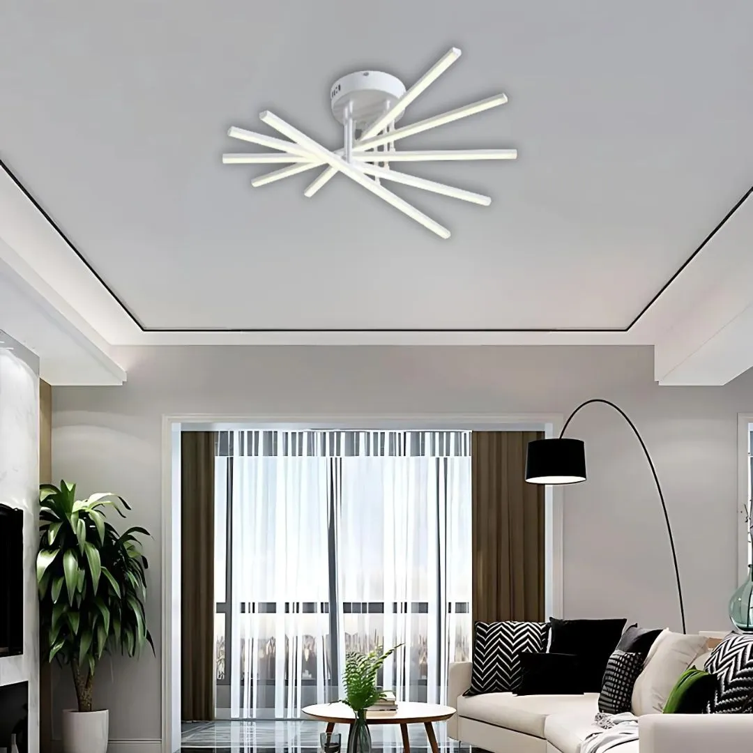 Alessandro Design GIO 90W lustră LED albă telecomandă
